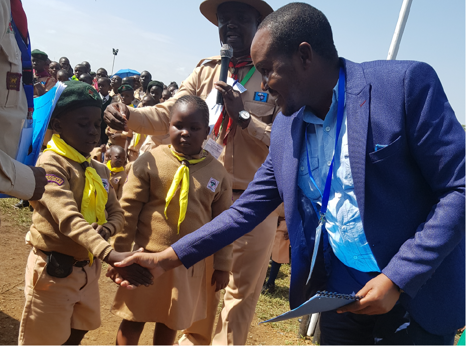 Representative from Trees for the Future partnering with Kenyan Scouts